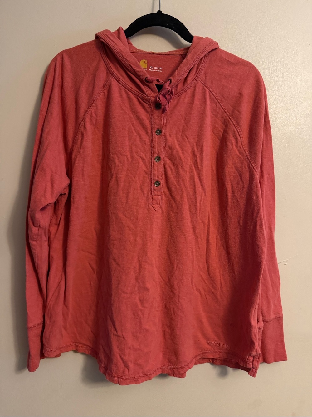 Carhartt Women's Coral Long-Sleeve Hooded Henley